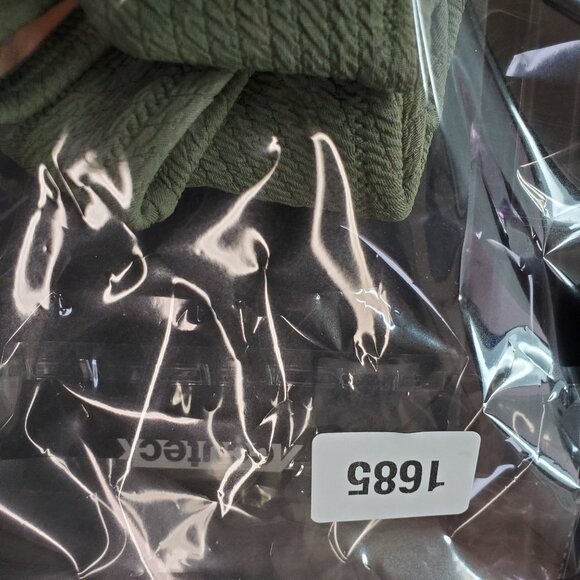 NEW J.CREW textured curved-waist cheeky bikini bottom in green - Picture 7 of 7